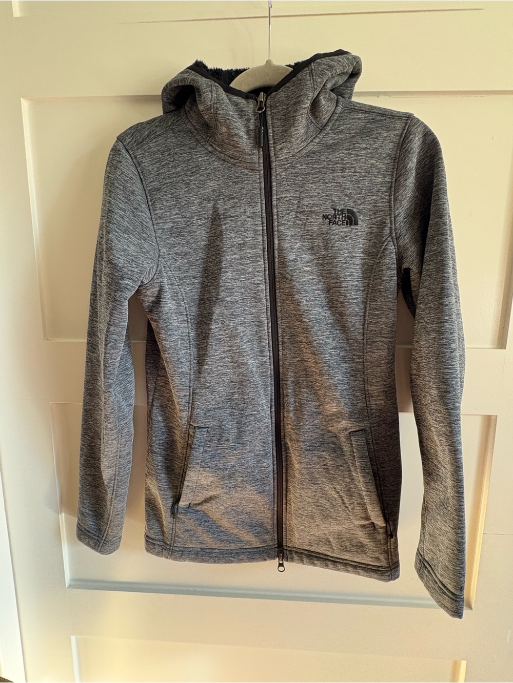 The North Face Women’s ' Gray Full-Zip Hooded Jacket